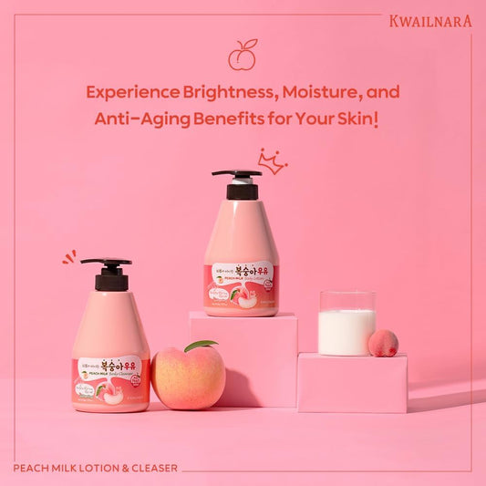 Kwailnara Peach Milk Body Lotion 560g