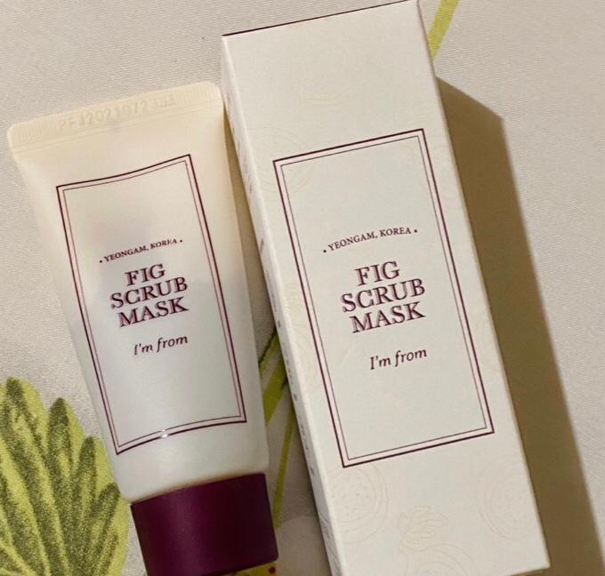 I'm From Fig Scrub Mask