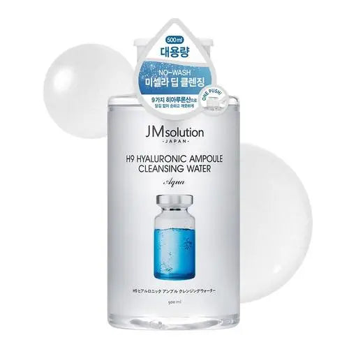 JM Solution H9 Hyaluronic Ampoule Cleansing Water 850ml