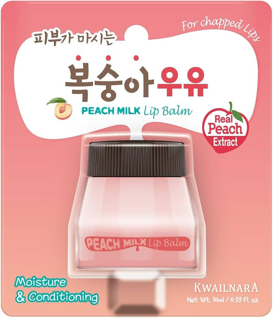 Kwailnara Peach Milk Lip Balm