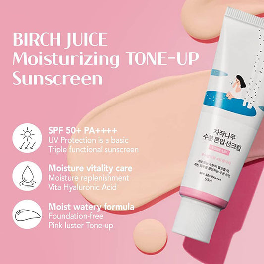 Round Lab Birch Juice Moisturizing Tone Up Sunscreen 50ml