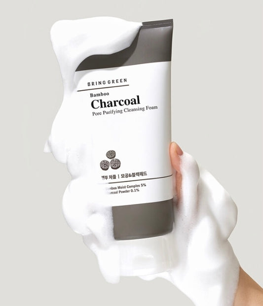 Bring Green Bamboo Charcoal Pore Purifying Cleansing Foam 300ml